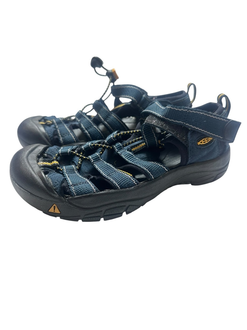 KEEN Kids Newport H2 Navy Closed Toe Water Sandals Hiking Camp Youth 4/5
